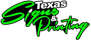 Desoto  Large Format Printing Texas Signs and Printing Logo 300x134